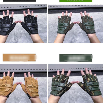 Bao  tay hở ngón thể thao  với  lớp cao su ở mu bàn tay  giúp  bảo vệ đôi tay của bạn , chống  trơn trượt,  dùng đi phượt , dã ngoại họa tiết rằn ri phong cách quân đội cho nam và nữ
