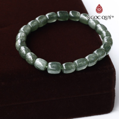 Vòng tay thạch anh tóc xanh mệnh hỏa, mộc - Ngọc Quý Gemstones