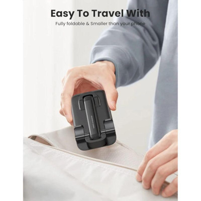 Ugreen UG20435LP373TK 4-4.7inch Màu Đen Giá đỡ điện thoại để bàn Có thể điều chỉnh có thể gập lại - HÀNG CHÍNH HÃNG