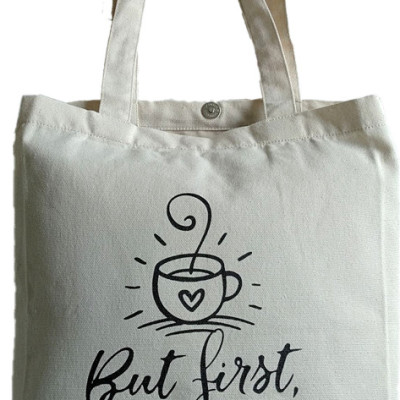 Túi Vải Canvas - But First Coffee