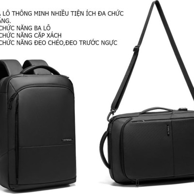 Balo laptop nam 2 trong 1 đa chức năng thời trang cao cấp phong cách mới