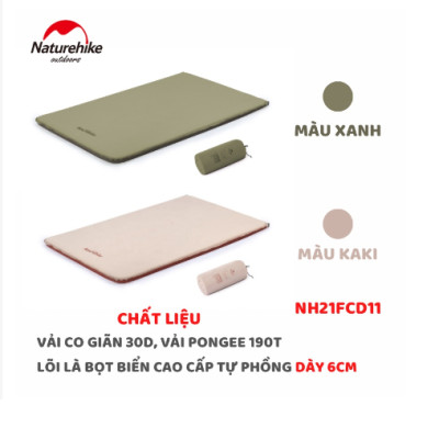 Đệm/ Nệm dã ngoại tự bơm NatureHike NH21FCD11