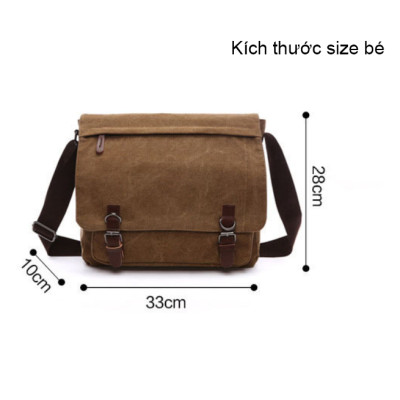 Túi đeo chéo đeo vai nam vải canvas cao cấp phong cách mới