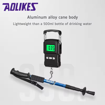 Gậy Leo Núi AOLIKES A-3401 Hợp Kim Nhôm Siêu Nhẹ, Bền Bỉ Vượt Trội