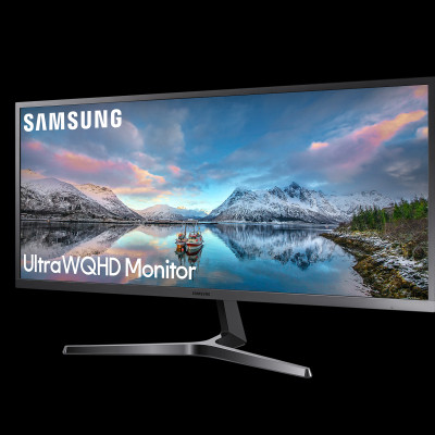 Màn hình Samsung LS34J550WQEXXV 34 inch/ 2K/ VA/ 75Hz/ 4ms/ 300 nits/ HDMI+DP/ FreeSync - Hàng Chính Hãng