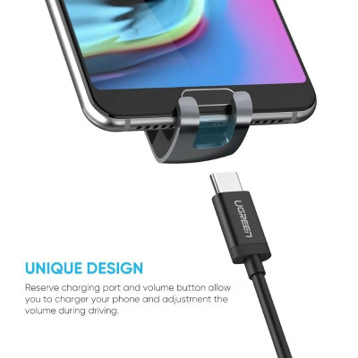 Ugreen UG50564LP130TK Gravity Drive Air Vent Mount Phone Holder Gray - HÀNG CHÍNH HÃNG