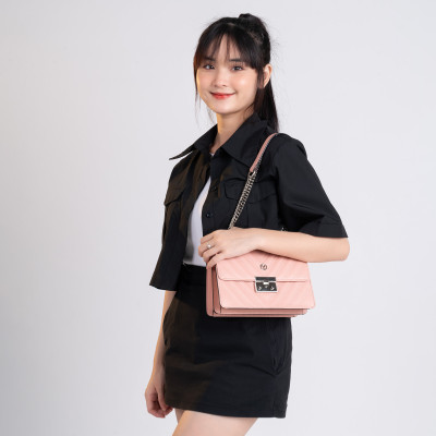 Túi Yuumy ( Thời trang nữ đi tiệc size 21 - Túi đeo chéo da Seasand YN137 )