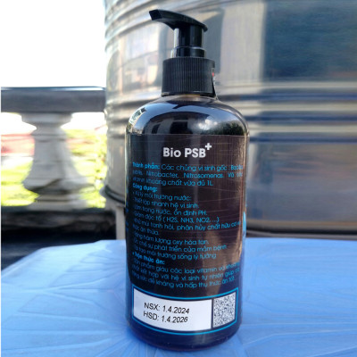 Vi Sinh hồ cá PSB 500ML 3IN1: trong nước, bổ sung VITAMIN, ổn định PH cho bể cá, hồ cá cảnh