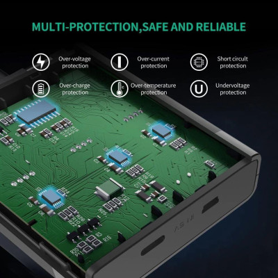 Ugreen UG40596ED005TK GoPro màu đen Bộ sạc nhanh 3 pin cho máy quay Go Pro kèm cáp USB mini - HÀNG CHÍNH HÃNG