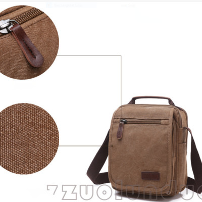 Túi đeo chéo đeo vai nam vải canvas cao cấp phong cách mới