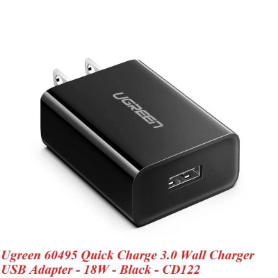 Ugreen UG60495CD122TK 18W Quick Charge 3.0 củ sạc nhanh cổng USB - HÀNG CHÍNH HÃNG