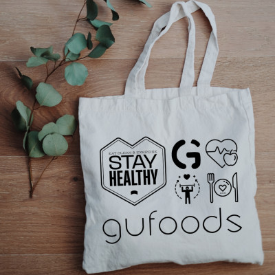 Túi vải canvas GUfoods - Kích thước 36x30x14cm