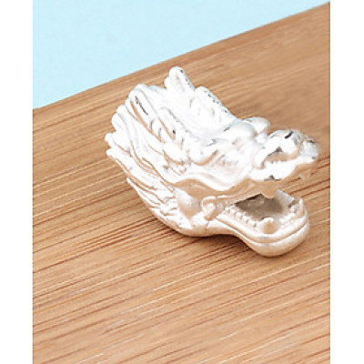 Charm bạc đầu rồng xỏ ngang - Ngọc Quý Gemstones