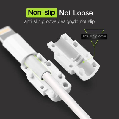 Ugreen UG40705LP127TK Màu Trắng Đầu bọc bảo vệ cho cáp sạc điện thoại + máy tính bản - HÀNG CHÍNH HÃNG