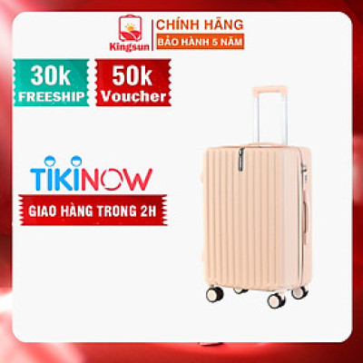 Vali kéo du lịch cao cấp bảo hành chính hãng Size 24inch- KS 219 - Hồng nhạt