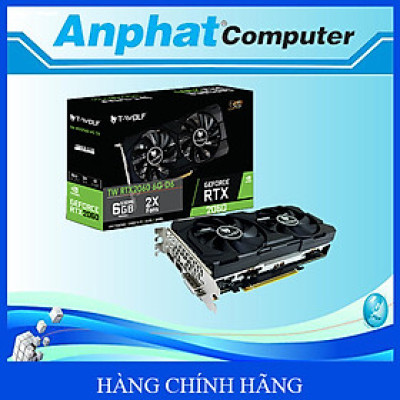 Card màn hình VGA T-WOLF TW-RTX2060 6G D6 – Hàng Chính Hãng