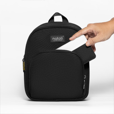 Balo thời trang mini chính hãng NATOLI BST Sweetie Pie Backpack chất vải canvas  basic cao cấp 