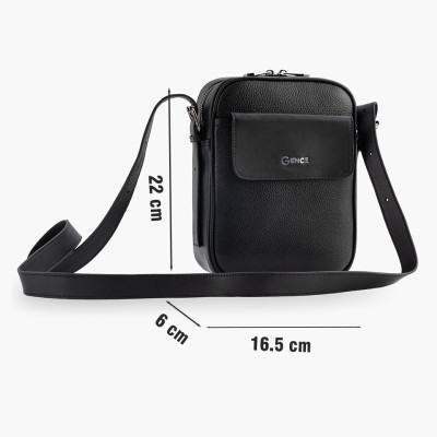 Túi Đeo Chéo Mini Nam Gence Da Bò Mill TD05