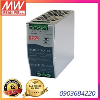 Nguồn Meanwell SDR-120-12 Hàng nhập khẩu