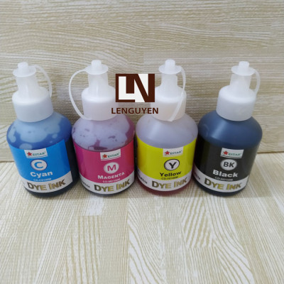 Mực Estar CD-K0100M C0100M Y0100M M0100M dùng cho máy in  Canon G1000, G1010, G2000, G2010, G3000, G3010 100ml hàng chính hãng