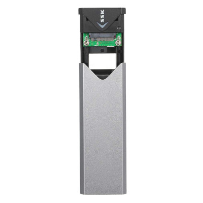 Box Chuyển SSD M2 Sata Sang Ổ Cứng Di Động SSK SHE-C320 Chuẩn 3.0 Hỗ Trợ Đến 5Gbps  - Hàng Nhập Khẩu