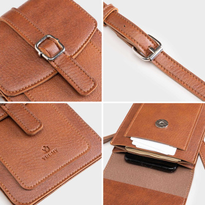 Túi Yuumy ( Thời trang nữ mini đựng điện thoại - Túi đeo chéo da Bergen YN248 )