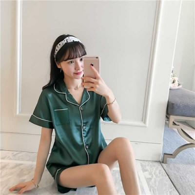 Đồ bộ ngủ Nữ lụa mặc nhà pijama, sang trọng