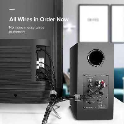 Ugreen UG40356LP124TK 5M Black Velcro Cable Organizer Black - HÀNG CHÍNH HÃNG