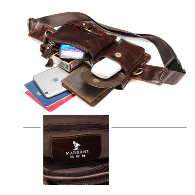 Túi đeo chéo nam DA BÒ THẬT phong cách mới  - BEE GEE DCN9221