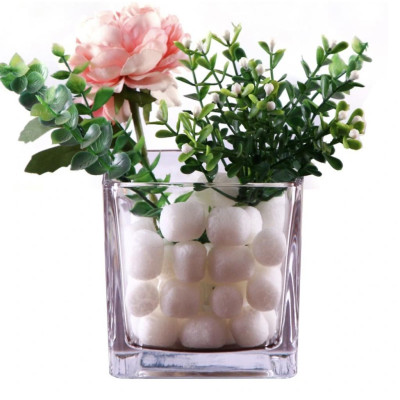 Bình thủy tinh trong suốt khối vuông đa năng