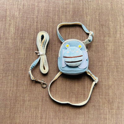 DÂY DẮT DÂY XÍCH BALO CON ONG THÚ CƯNG DÀI 120CM TỪ 0.5-3KG DÀNH CHO THÚ CƯNG CHÓ MÈO