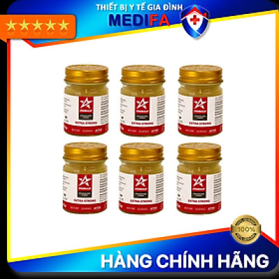 Combo 6 Lọ Dầu Cù Là Starbalm - Hà Lan (Extra Strong) 25g 