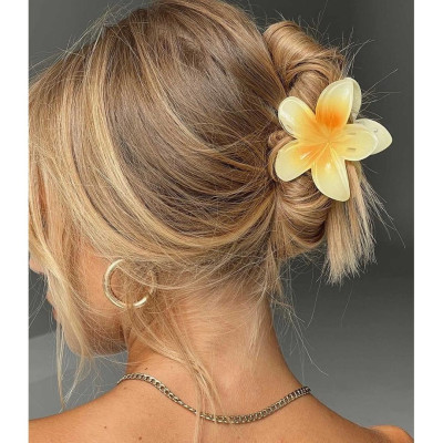 Kẹp Tóc Hoa Sứ Nhiều Màu Sắc Thời Trang Đi Biển Phong Cách Hawai