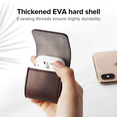 Ugreen UG60516LP170TK Màu Nâu Bao da Apple Airpods - HÀNG CHÍNH HÃNG