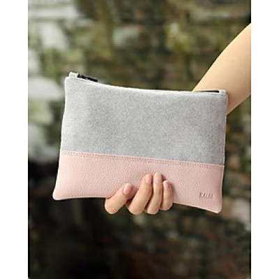 Kalpa Pouch Clutch CP001 phối Vải và Da bò