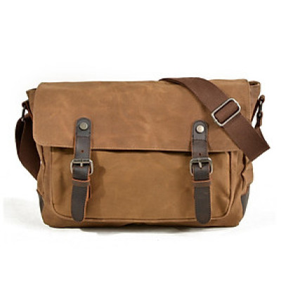 Túi đeo chéo vải bố chống nước AT6027 | Anh Tho Leather