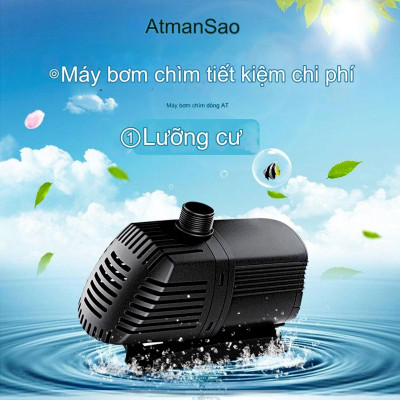 Máy bơm nước ATMAN AT6000 55W, 6000L/Hr lọc nước hồ cá koi, bơm sinh hoạt, tiểu cảnh, đài phun nước cao cấp