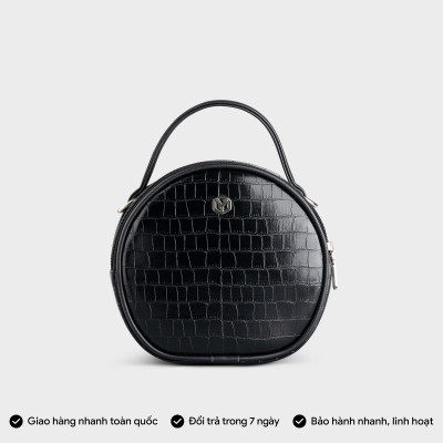 Túi Yuumy ( Thời trang nữ dáng tròn cá tính - Túi đeo chéo da Seasand YN217 )