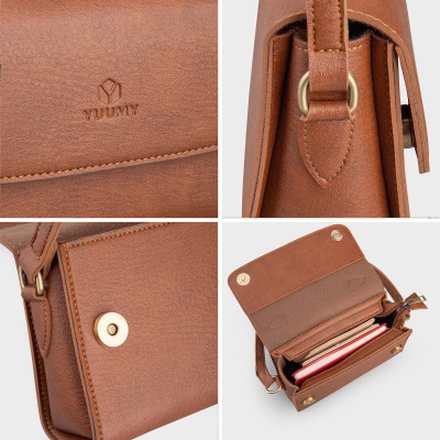 Túi Yuumy ( Thời trang nữ mini - Túi đeo chéo da Bergen YN179 )