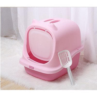 NHÀ VỆ SINH 2 CỬA KHAY KÉO - NHÀ VỆ SINH HỘP TAI MÈO DÀNH CHO MÈO