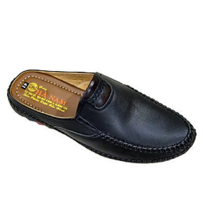 Dép Bít Mũi Nam Da Bò Thật TiTi ĐÔ Cao Cấp GSB20141