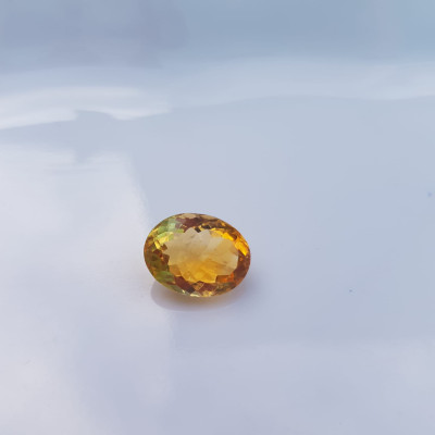 Mặt Nhẫn Oval Màu Vàng Đẹp như hoa  Đá Citrine tự nhiên  Size hạt 13mm x 9,8mm x 7mm ạ