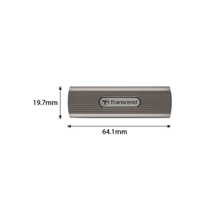 Ổ cứng di động SSD Transcend 512GB/1TB/2TB ESD330C USB 10Gbps type C – Hàng Chính Hãng