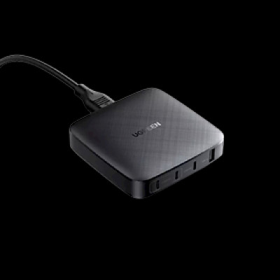 Ugreen UG70869CD226TK 100W 4port USB-C Màu đen Bộ sạc nhanh để bàn 4 cổng USB-C - HÀNG CHÍNH HÃNG