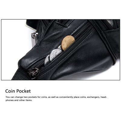 Túi đeo chéo nam DA BÒ THẬT phong cách mới  - BEE GEE DCN9209