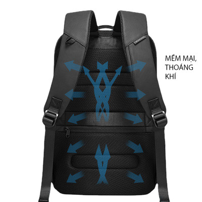 Balo laptop, balo máy tính 15.6-17.3 inch thông minh tích hợp công nghê cao – BLLT5616