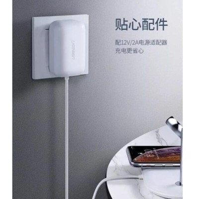 Ugreen UG50535CD178TK 75W màu Trắng sạc không dây Iphone + đồng hồ thông minh iWatch - HÀNG CHÍNH HÃNG