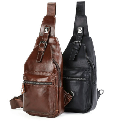 Túi đeo chéo nam DA BÒ THẬT – BEE GEE DCN9356