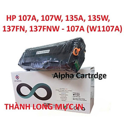 Hộp mực 107A Có Chíp  cho HP MFP 135A 135w 137fn 137fw 137fnw - 107w - w1107a tương thích lắp vào là in, mới 100%-Hàng chính hãng Alpha Cartridge