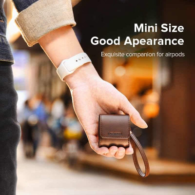 Ugreen UG60516LP170TK Màu Nâu Bao da Apple Airpods - HÀNG CHÍNH HÃNG